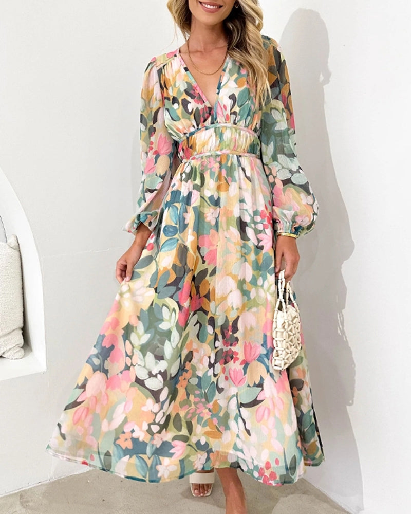 Sylis | Stylish Floral Maxi Dress