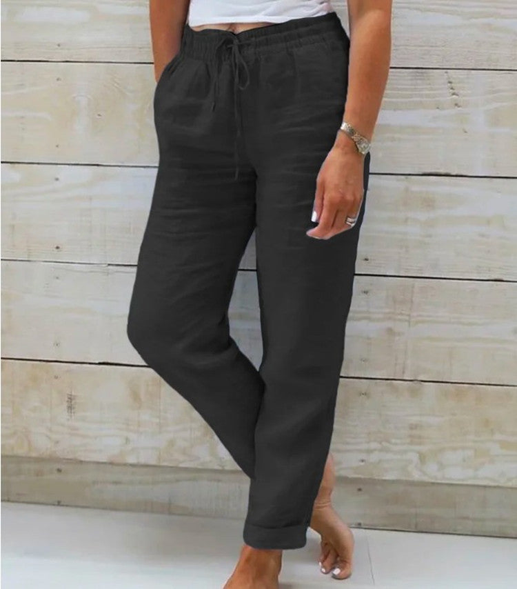 Sylis | Comfortable Waist Elastic Pants