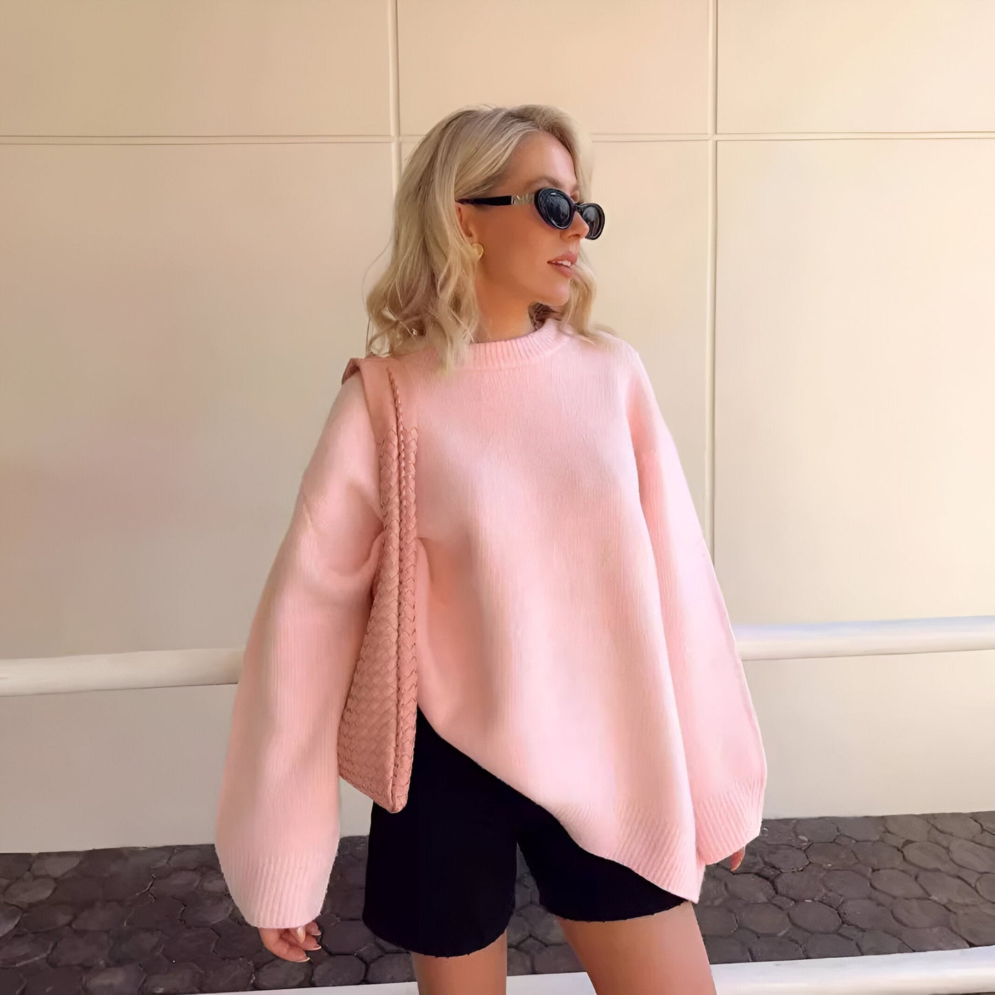 Sylis | Cozy Pink Sweater