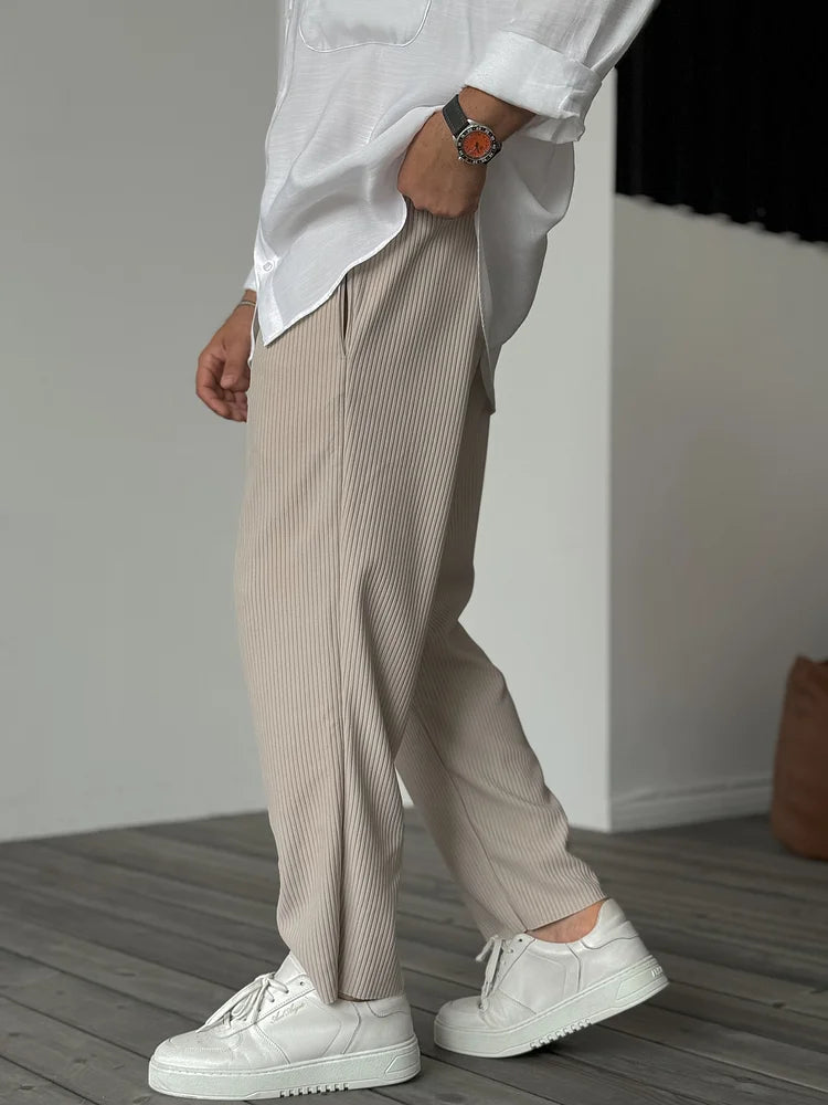 Sylis | Relaxed Ribbed Trousers