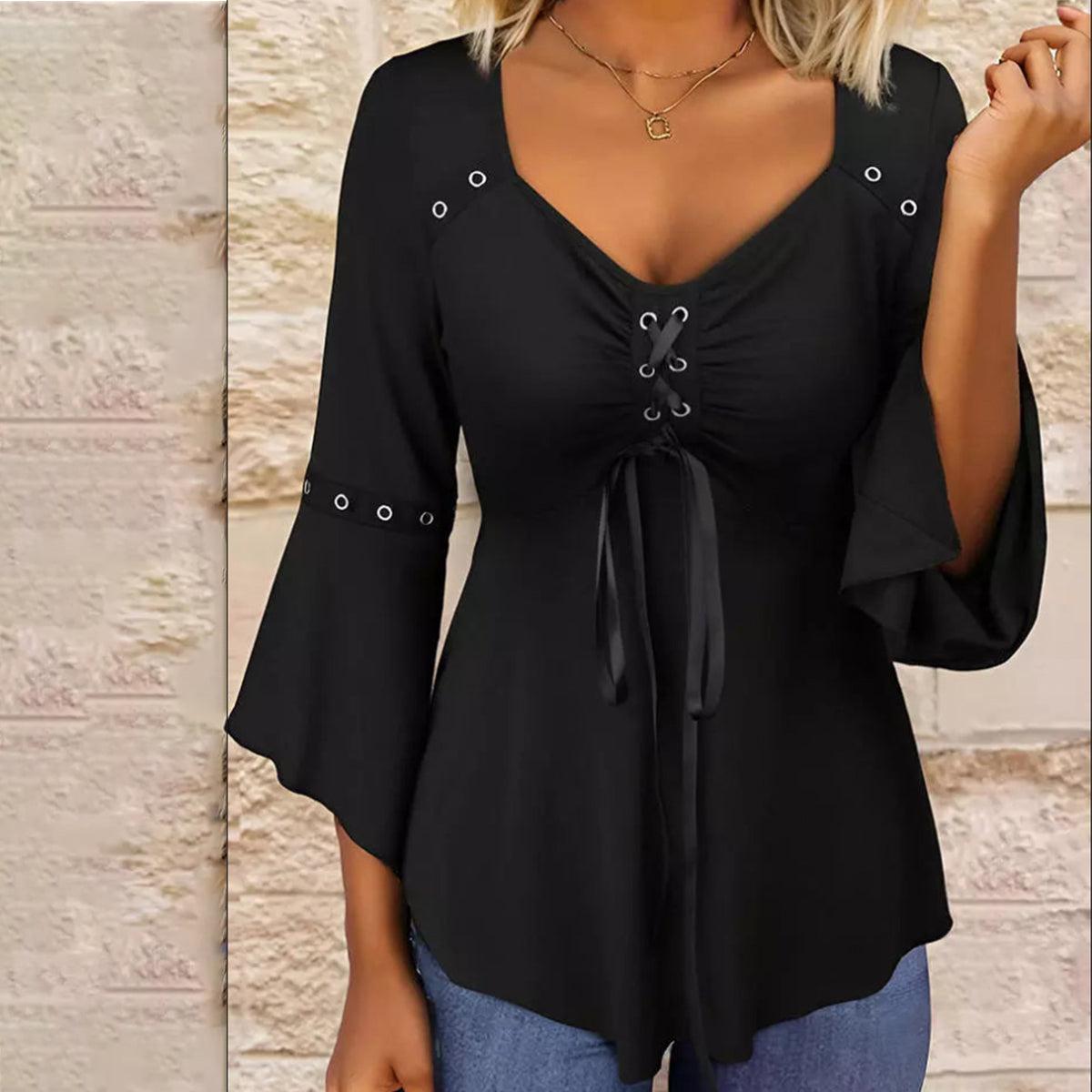 Sylis | Elegant V-Neck Blouse