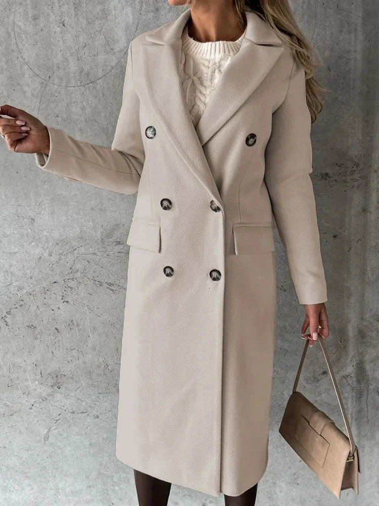 Sylis | Women's Winter Coat with Lapels