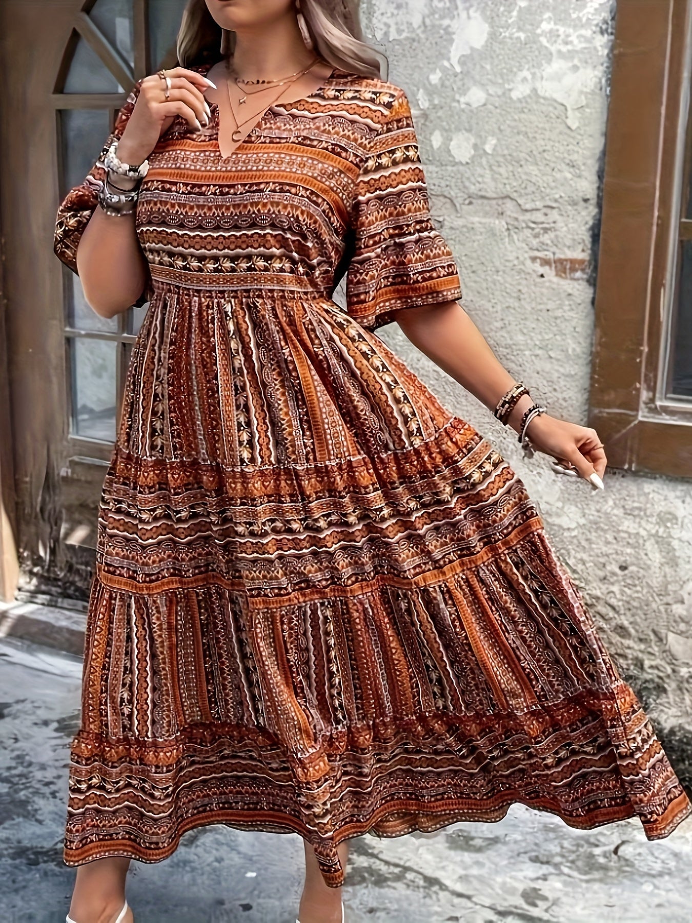 Sylis | Ethnic Flowy Dress