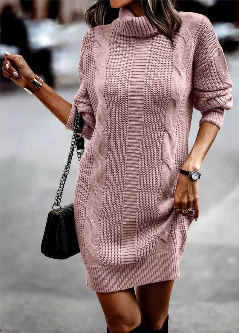 Sylis | Knit ribbed sweater dress for women