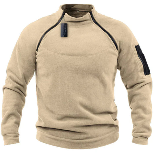 Sylis-Mode | Men's Fleece Zip-Up Pullover