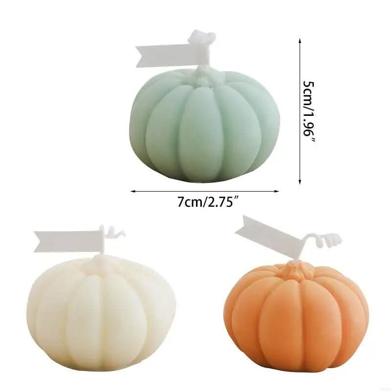 Handmade Scented Candle in Pumpkin Shape