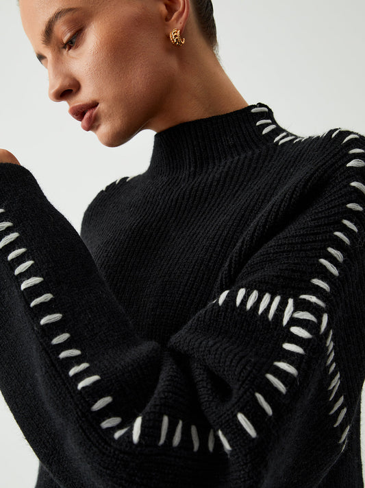 Sylis | Chic Stitch-Detail Sweater