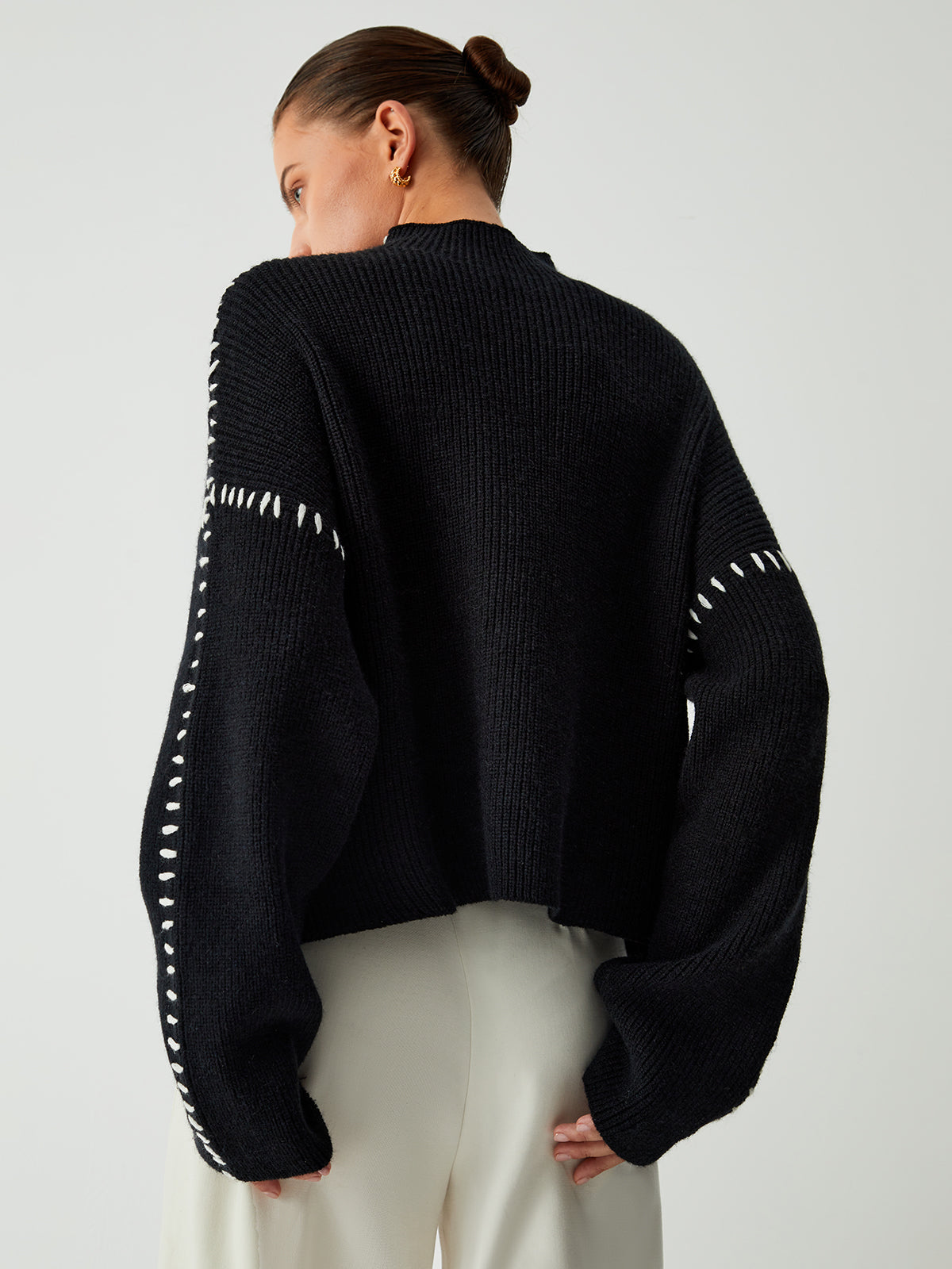 Sylis | Chic Stitch-Detail Sweater