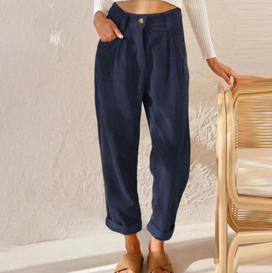 Sylis | Casual Corduroy Leisure Pants