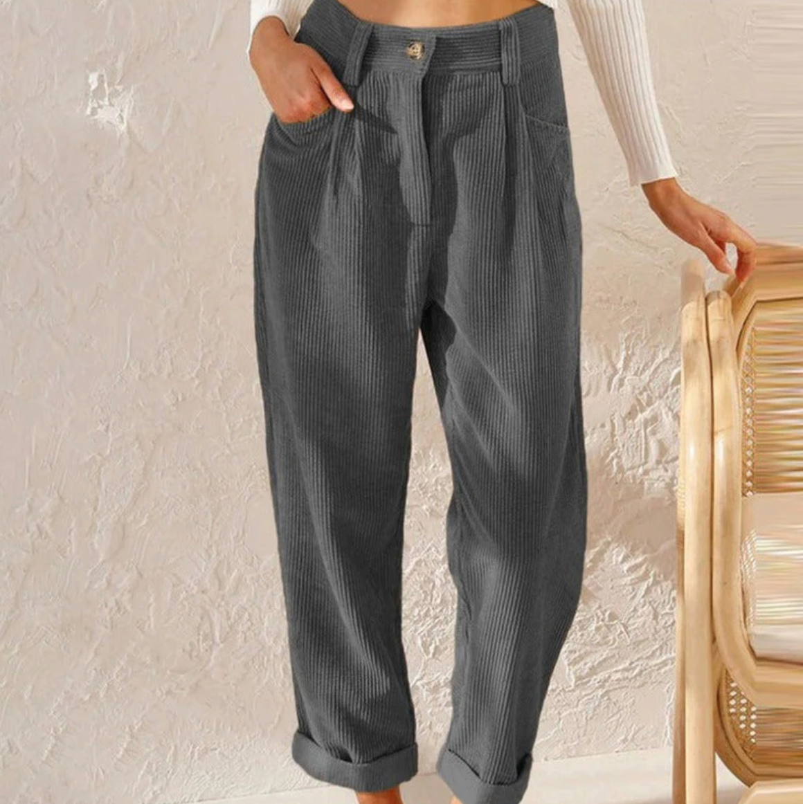 Sylis | Cord Pants