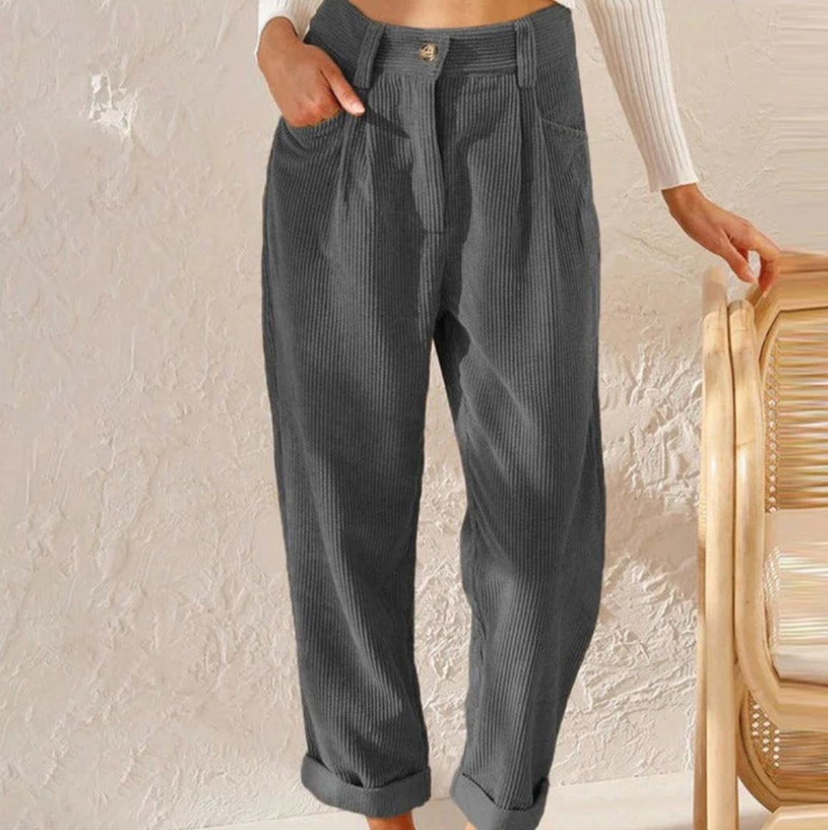 Sylis | Casual Corduroy Leisure Pants