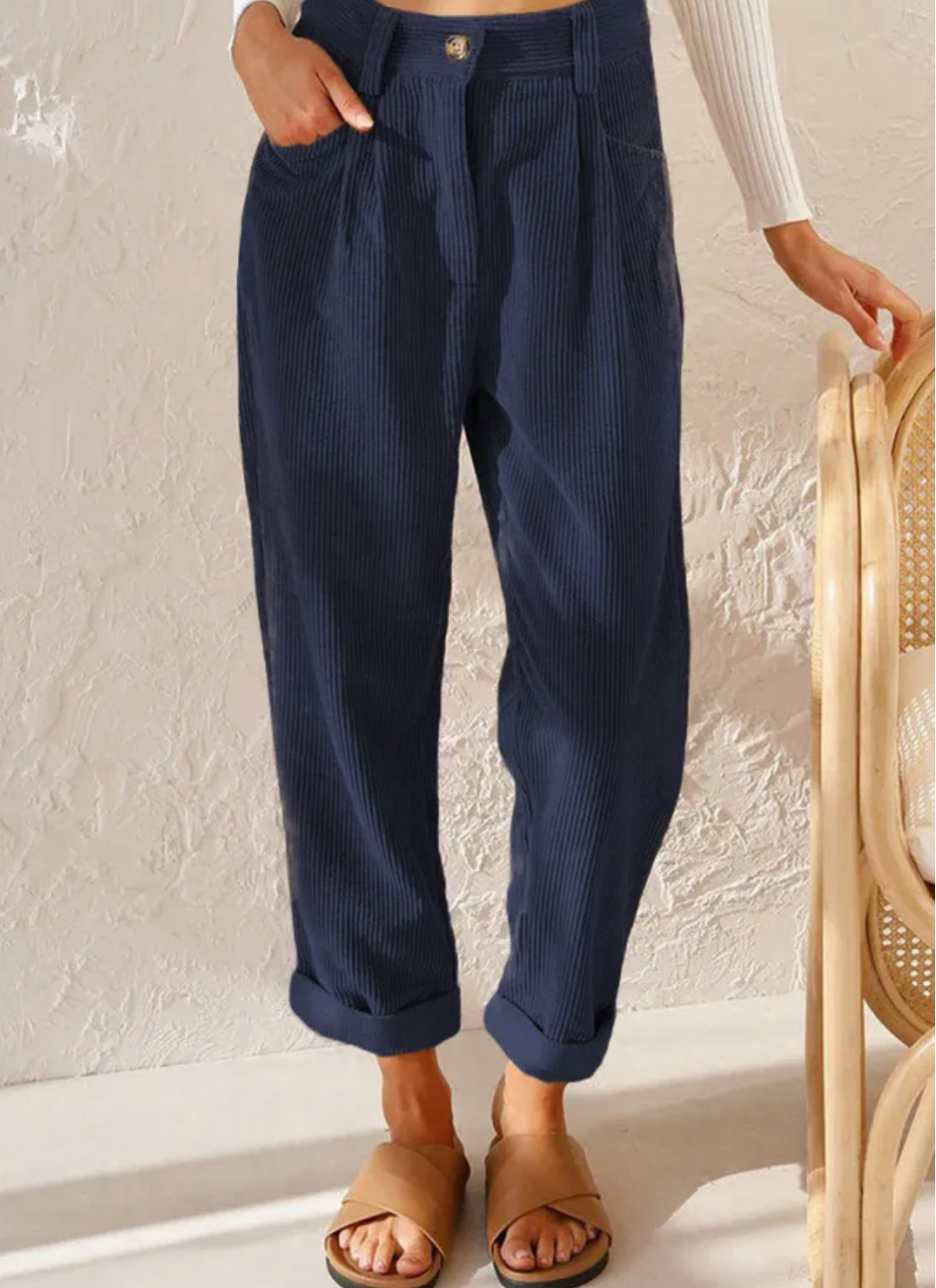 Sylis - Stylish Cord Pants