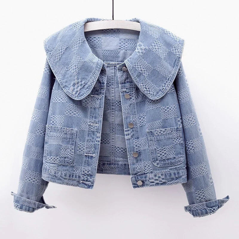 Sylis | Big Collar Denim Jacket