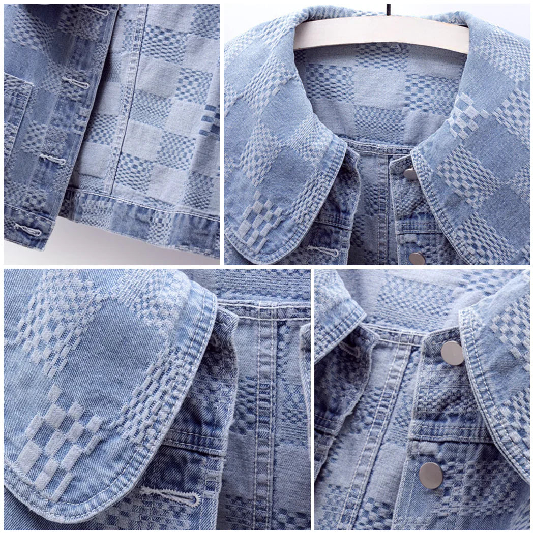 Sylis | Big Collar Denim Jacket