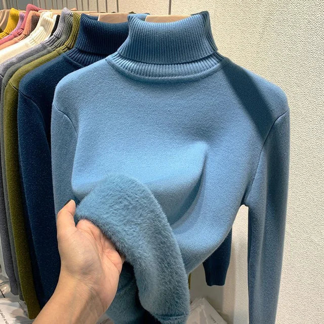 Sylis | Turtleneck Sweater Fleece Lined