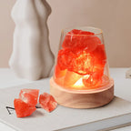 Himalaya Salt Lamp - Crystal Night Light & Essential Oil Diffuser