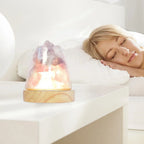 Himalaya Salt Lamp - Crystal Night Light & Essential Oil Diffuser
