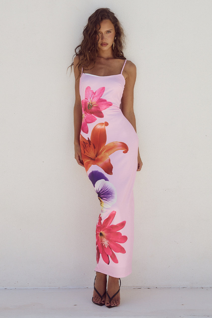 Sylis | Flower Print Dress Bodycon