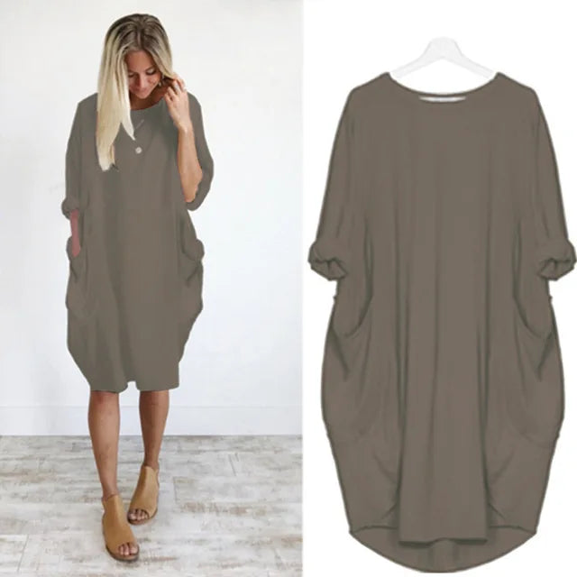 Sylis | Comfortable Tummy Covering Dress