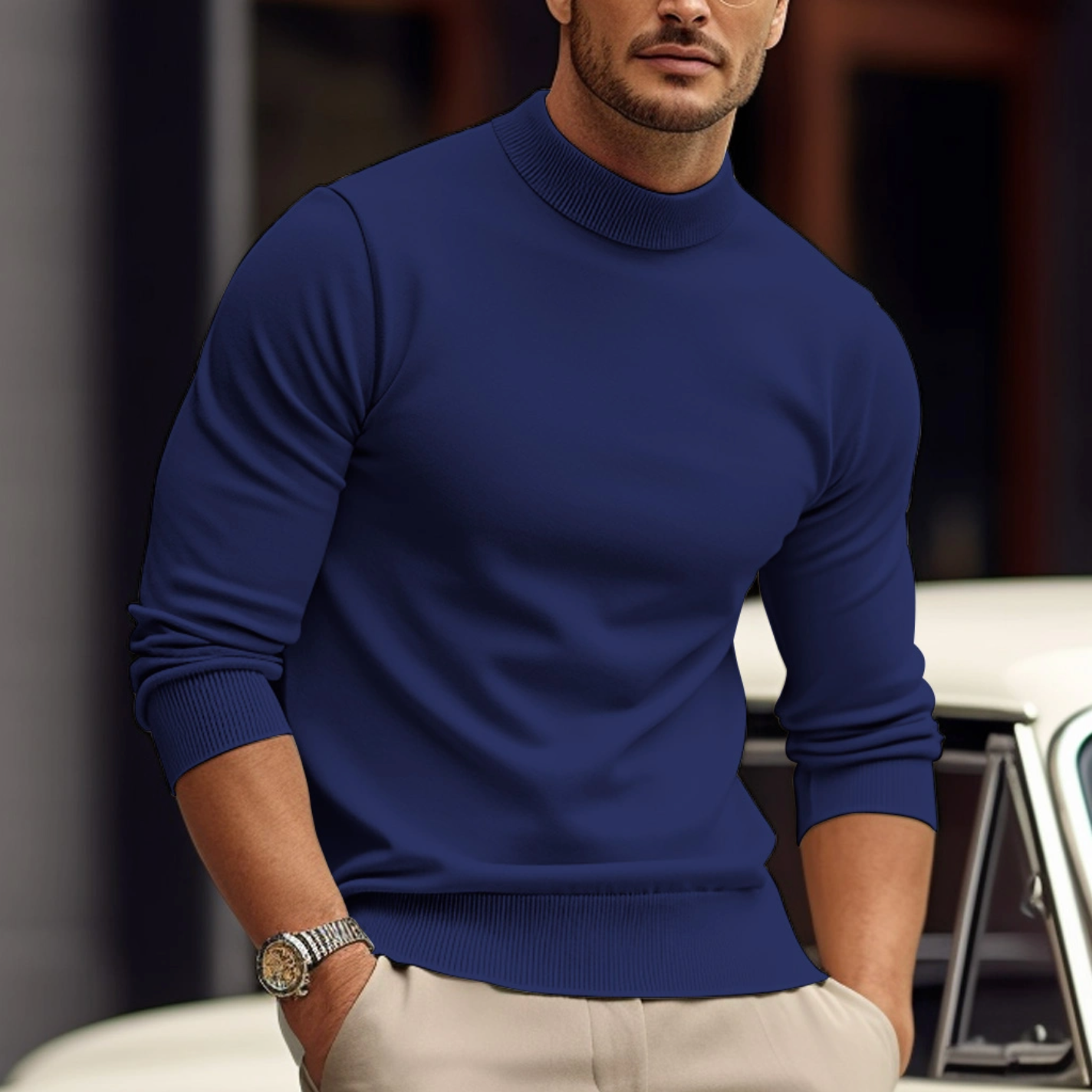 Sylis-Mode | Men's sweater in soft cotton