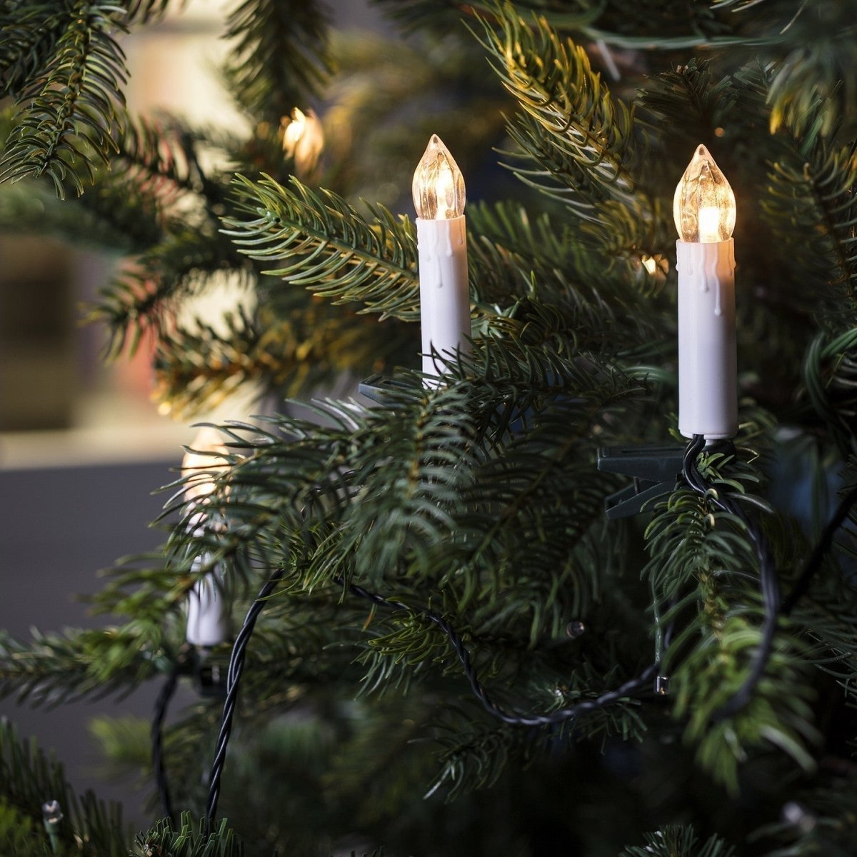 Flameless Christmas Candle Set with Gentle LED Glow