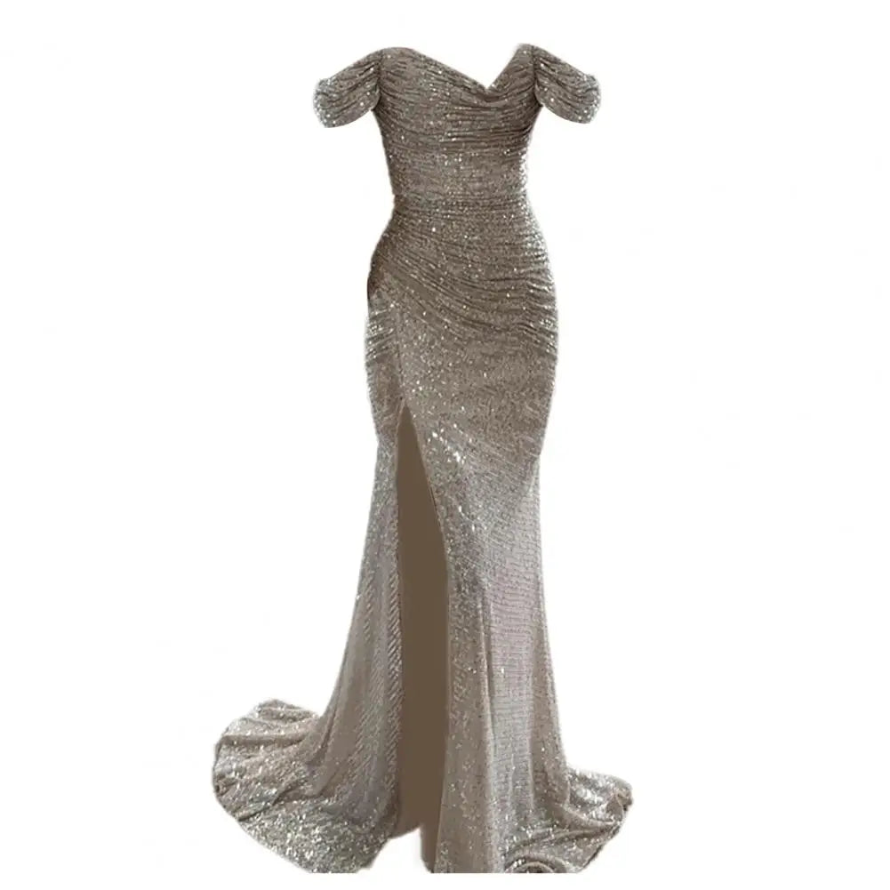 Sylis | Elegant V neck evening dress