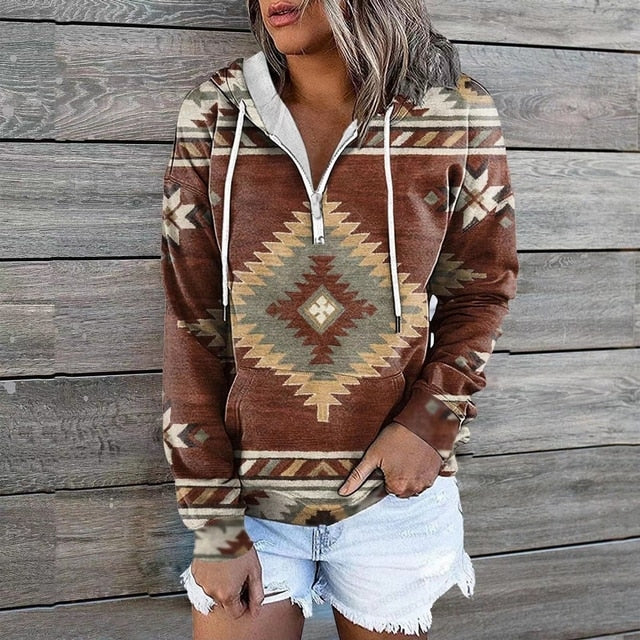 Sylis with ethnic hood