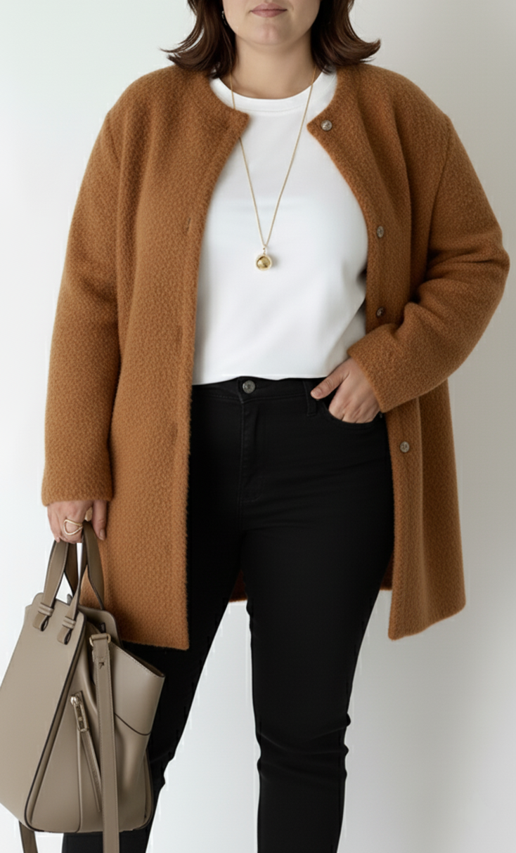 Sylis Knitted Cardigan Elegant & Loose Fit | Plus Sizes