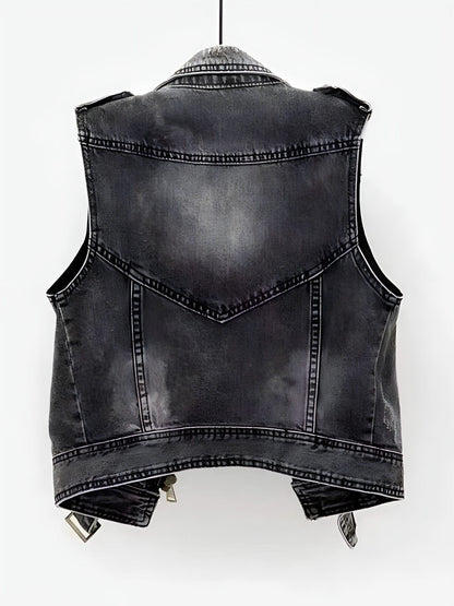Sylis | Casual denim vest for women