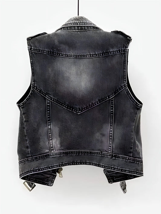 Sylis | Casual denim vest for women