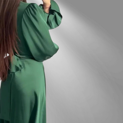 Sylis | The soft and silky dress with long sleeves