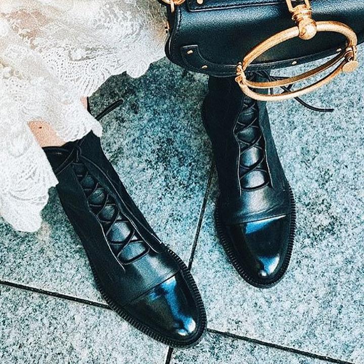 Sylis | Timeless Lace-Up Ankle Boots