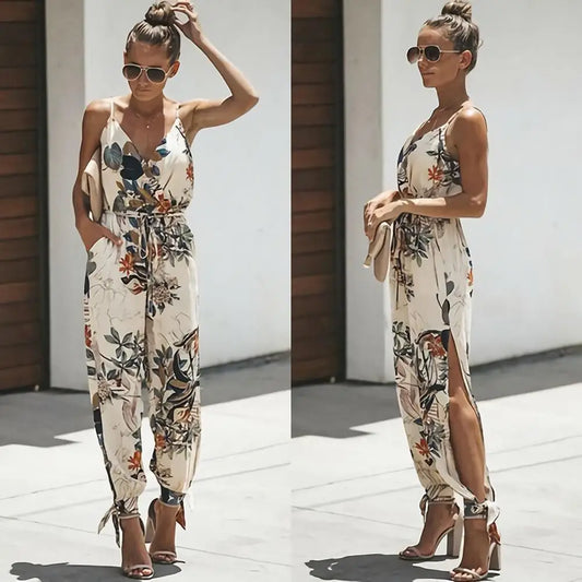 Sylis | Chic Jumpsuit Romper Printed