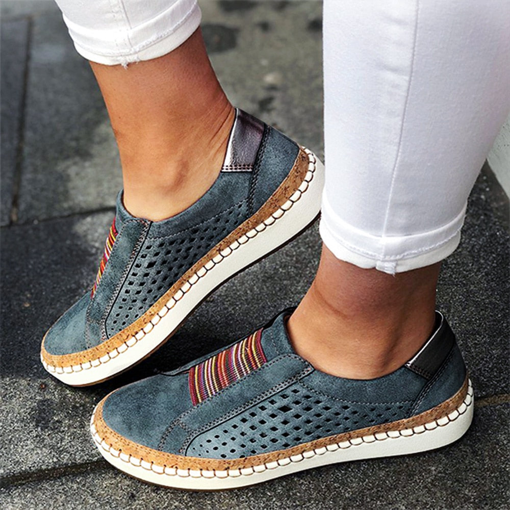 Sylis | Chic Boho Slip-On Sneakers