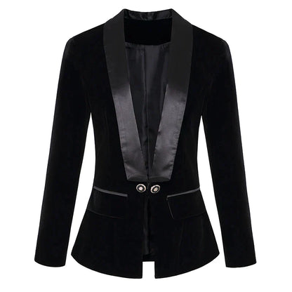 Sylis | Velvet Smoking jacket with satin lapels