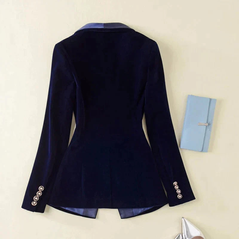 Sylis | Velvet Smoking jacket with satin lapels