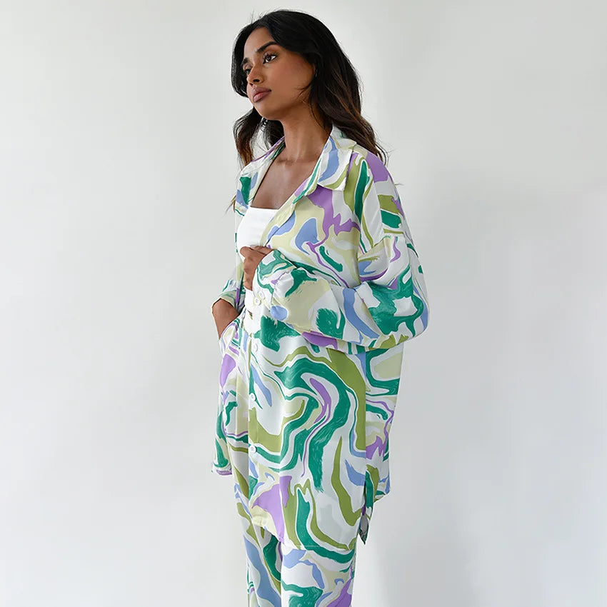 Sylis | Bold Swirl Print Set