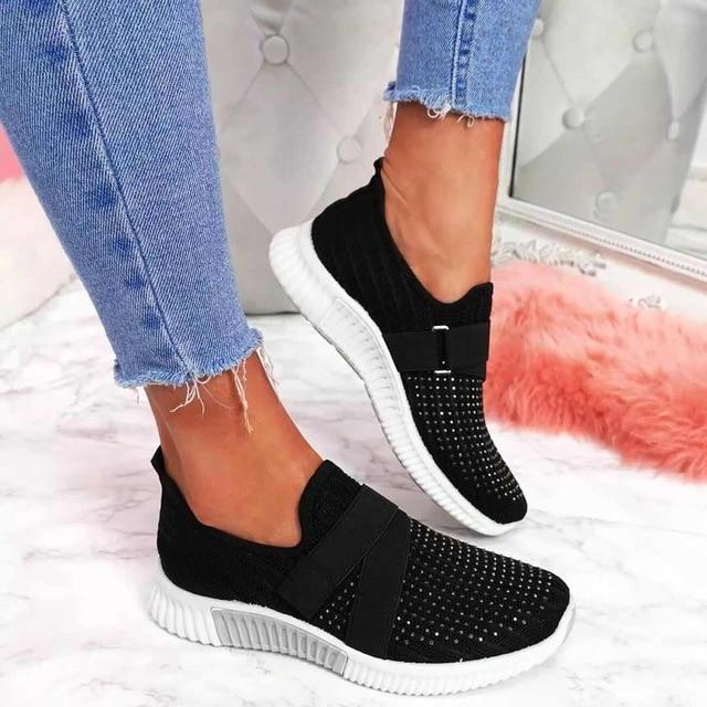 Sylis | Slip-On Women's Velcro Sneakers