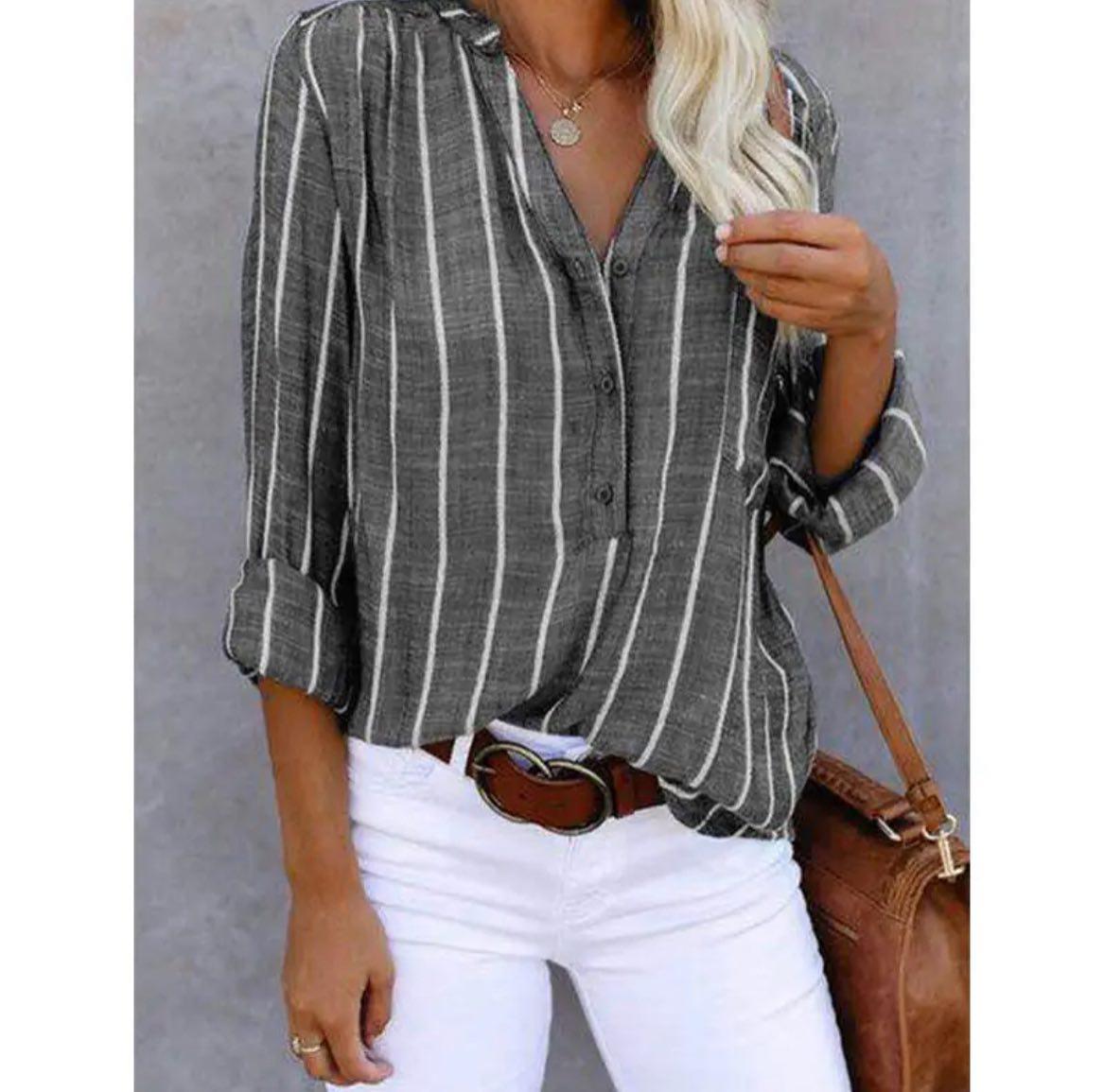 Sylis | Striped Casual Blouse