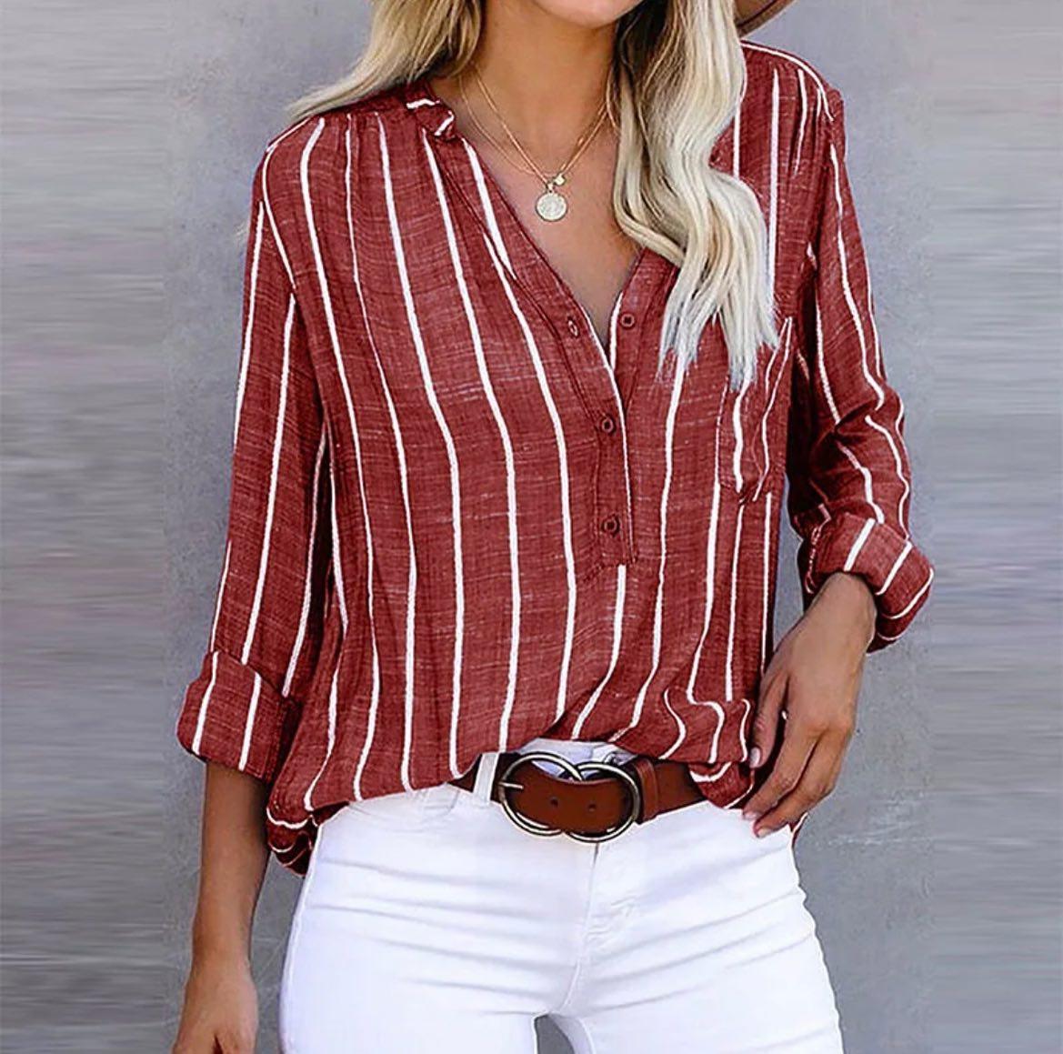 Sylis | Striped Casual Blouse