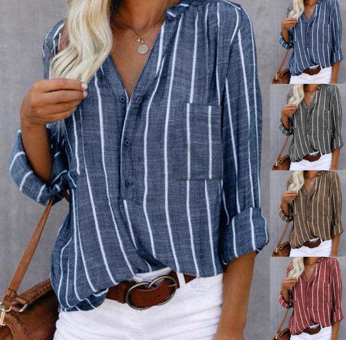 Sylis | Striped Casual Blouse