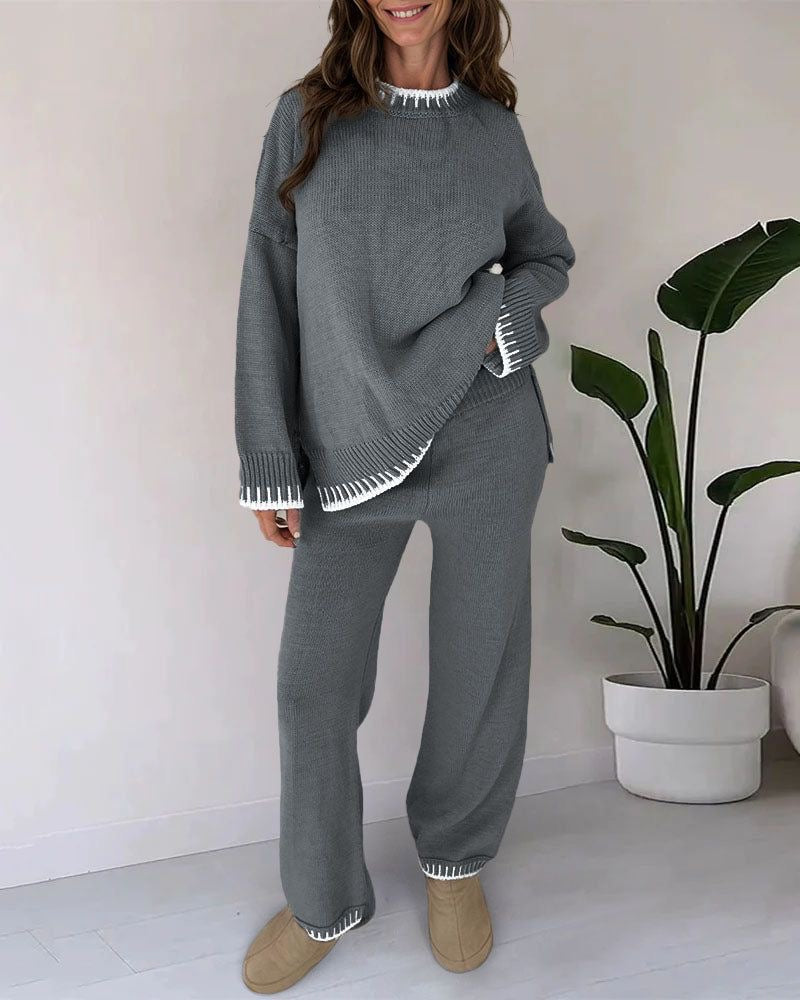 Sylis | Cozy Knit Two-Piece Lounge Set