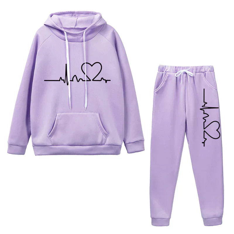 Sylis-Mode | Sweatshirts With Hood And Pants For Women Isla