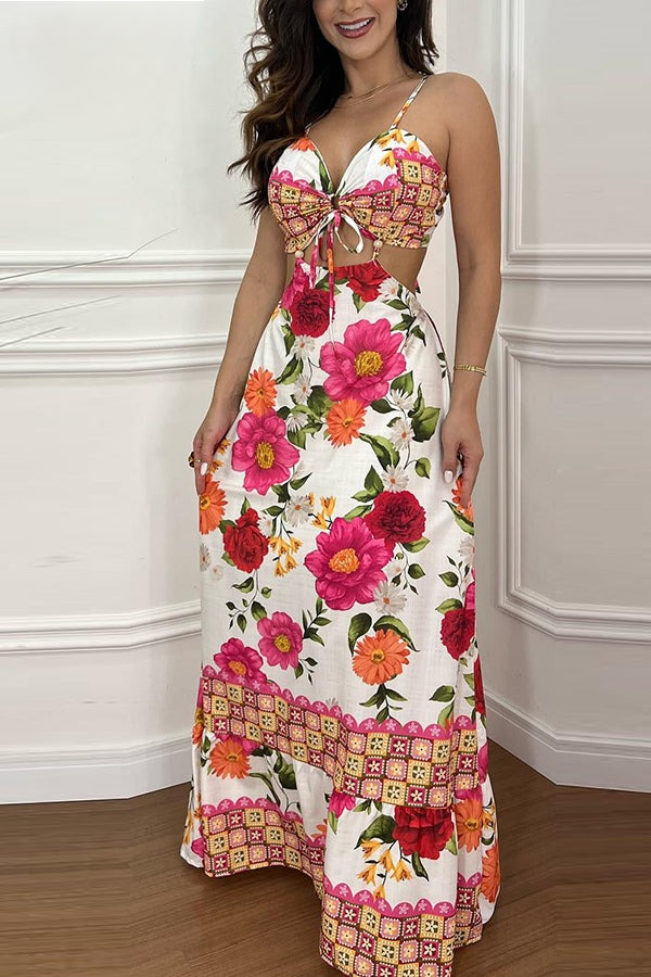 Sylis | Women's Tropical Maxi Dress