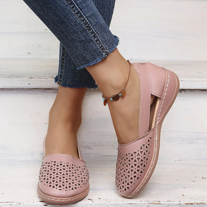 Sylis | Perforated Slip-On Flats