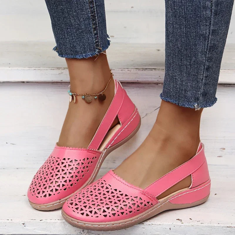 Sylis | Perforated Slip-On Flats