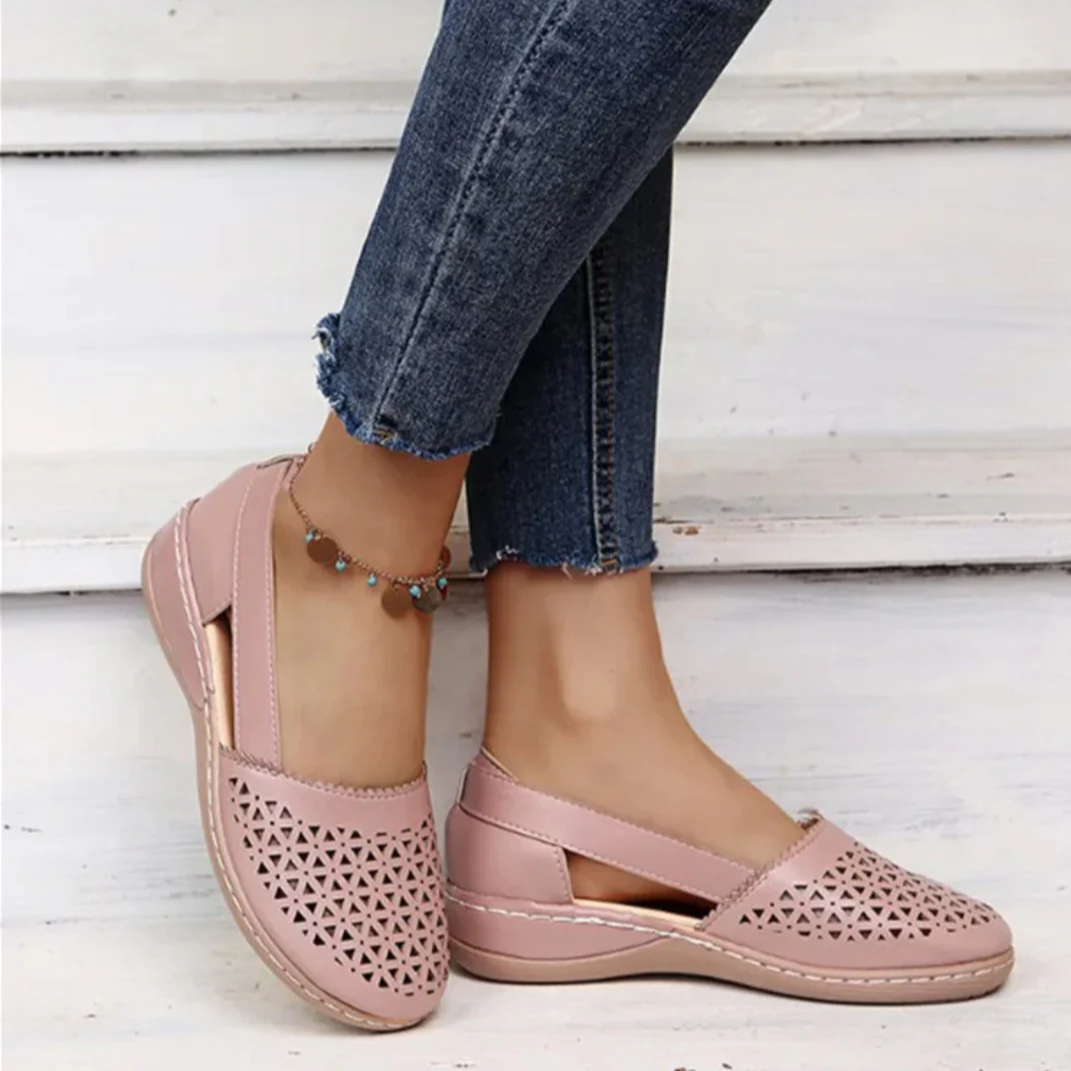 Sylis | Perforated Slip-On Flats