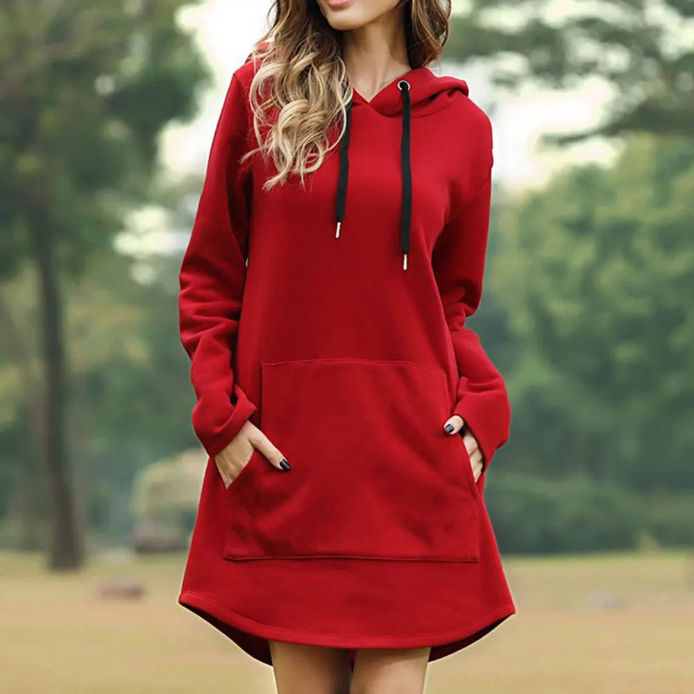 Sylis | Long Warm Hoodie Dress