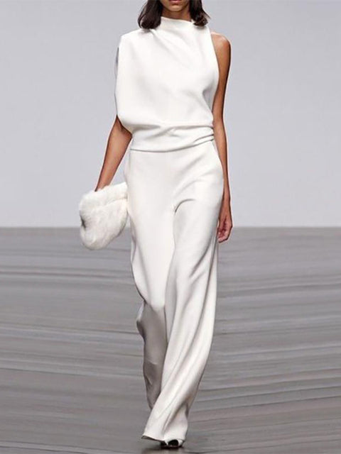 Sylis | Round neck jumpsuit