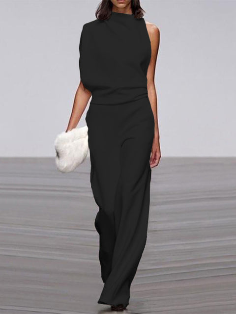 Sylis | Round neck jumpsuit